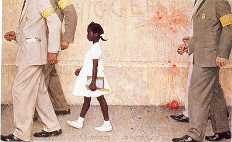 NormanRockwell The Problem We All Live With 1964 nightlight