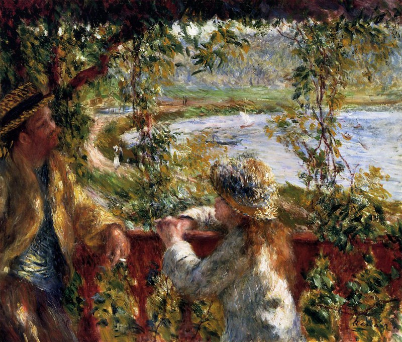 Pierre Auguste Renoir Near The Lake 1979 1980 myddoa