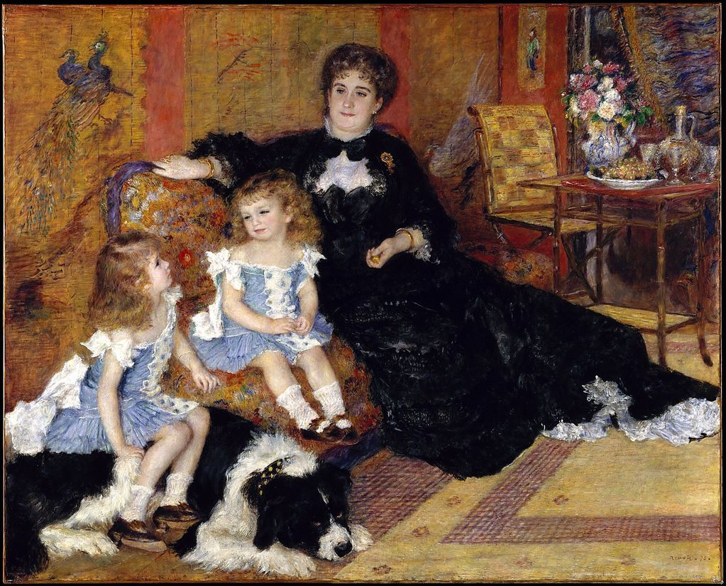 Pierre Auguste Renoir Madame Georges Charpentier and Her Children 1878 13commeune