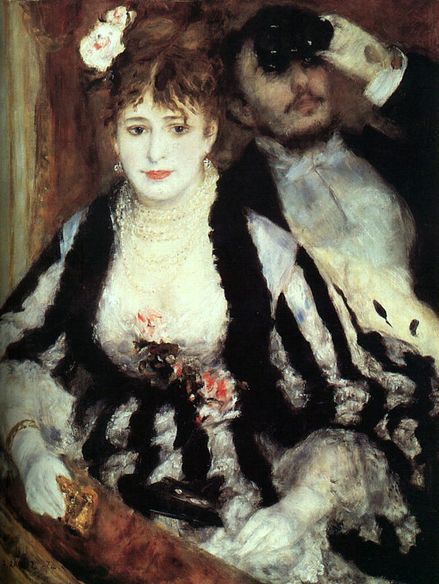 Pierre Auguste Renoir La Loge 1874 korta