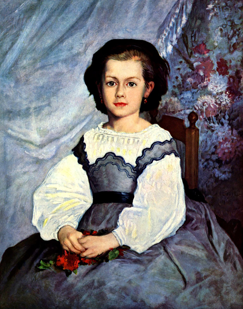 Pierre Auguste Renoir Mademoiselle Romaine Lacaux 1864 misgeret