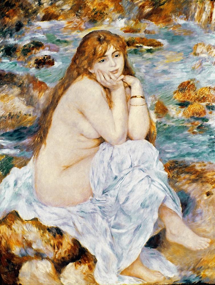 Pierre Auguste Renoir Seated Bather 1883 1884 zeno