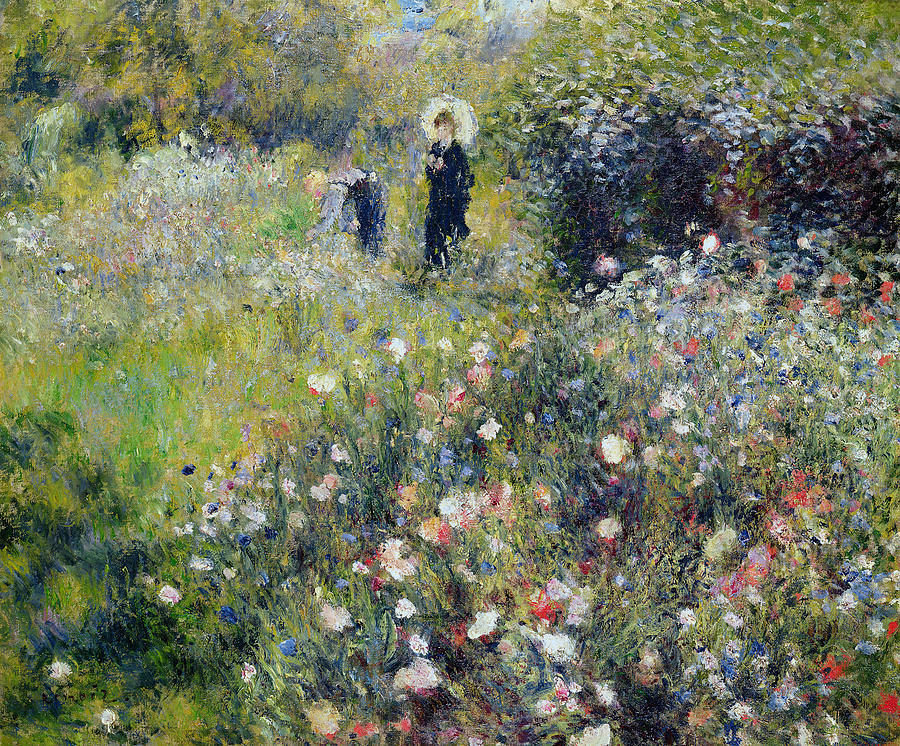 Pierre Auguste Renoir Summer Landscape Aka Woman With A Parasol In A Garden 1875 europosterji