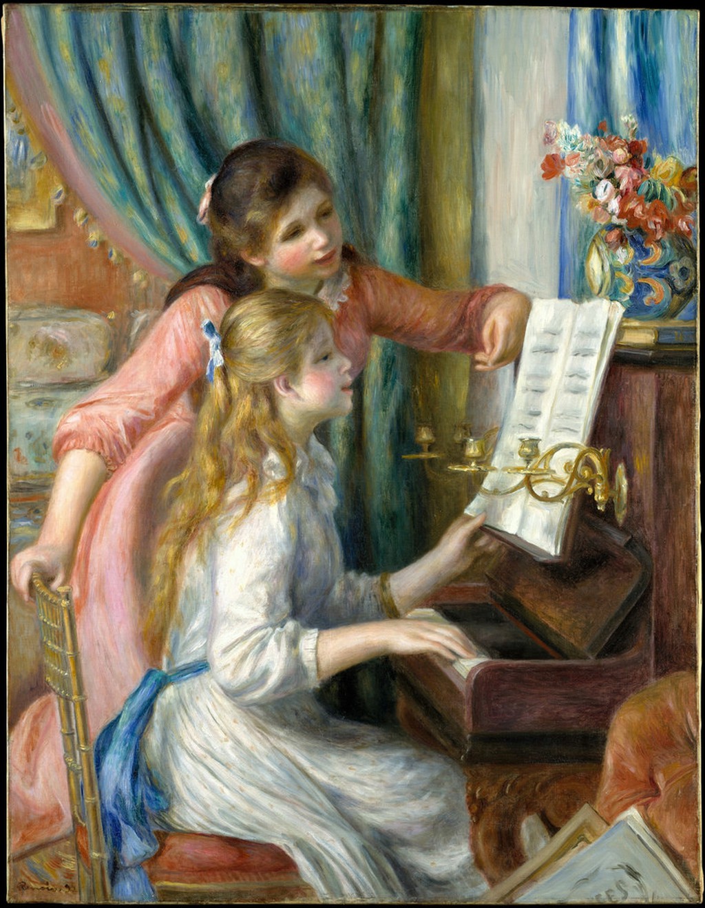Pierre Auguste Renoir Two Young Girls at the Piano 1892 imgur