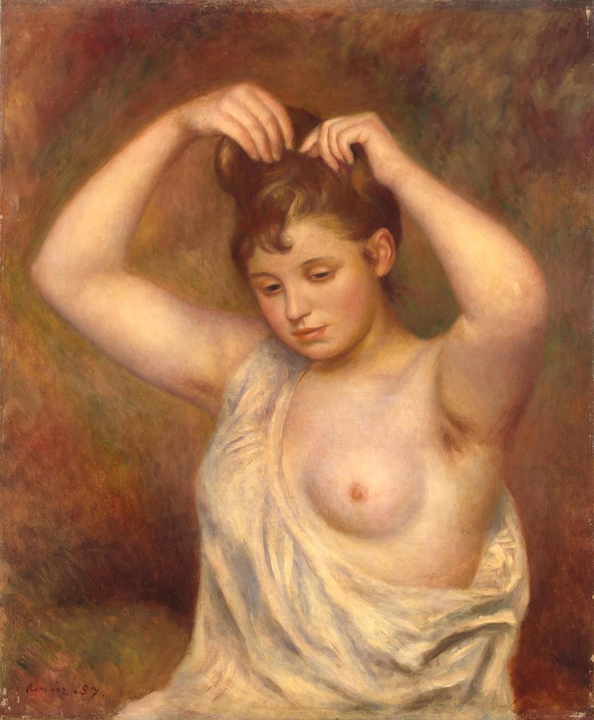 Pierre Auguste Renoir Woman Arranging her Hair 1887 artble