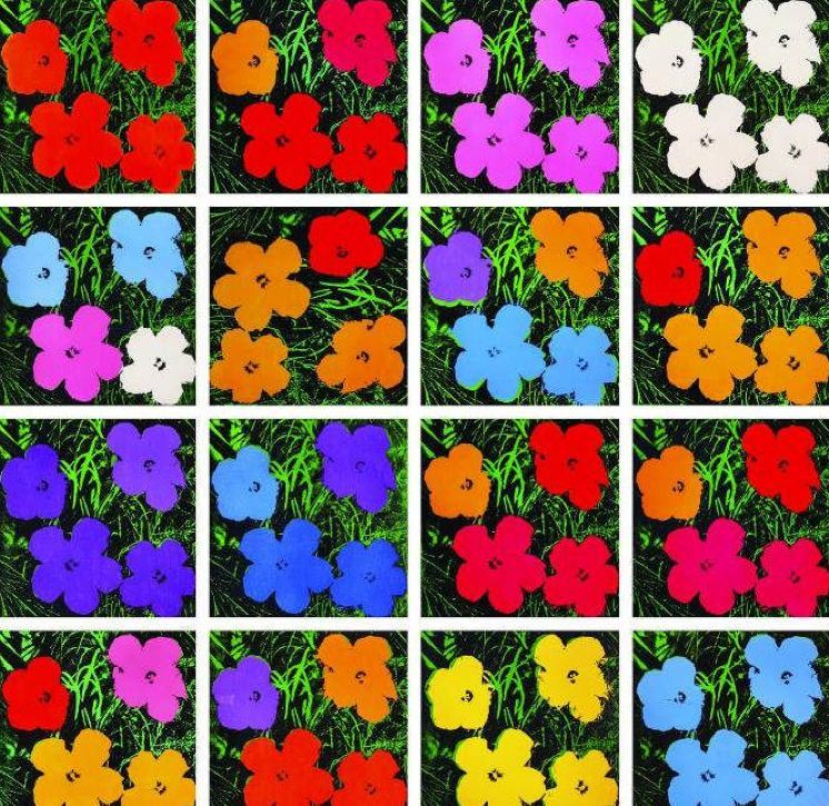 andi warhol Flowers Series 1970 barnebys
