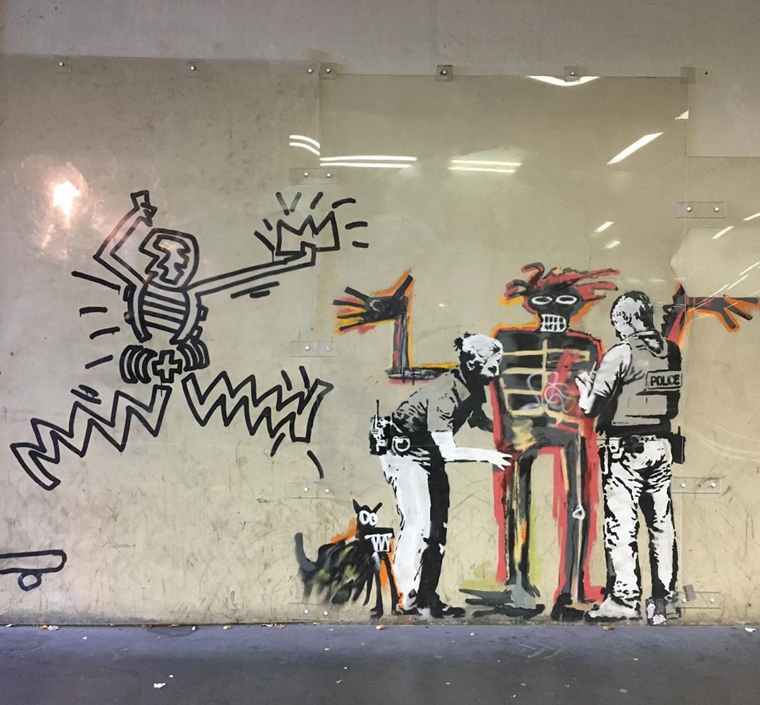 bansky Arresting Grafiti B23W YyHZ9