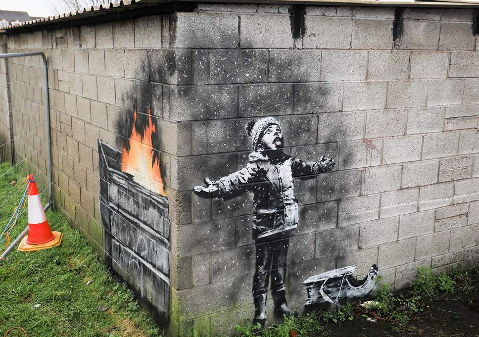 bansky Snow Child tcsnetwork