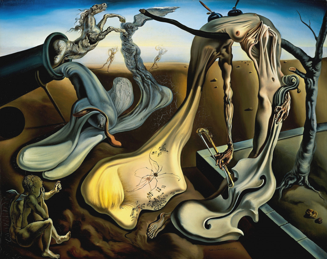 dali Daddy Long Legs of the Evening....Hope 1940 travelandfoodnotes