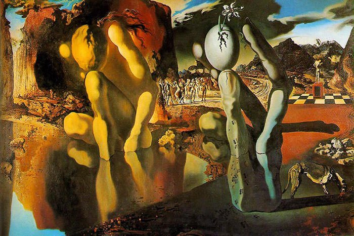 dali Metamorphosis of Narcissus 1937 sensationsonauratoutvu