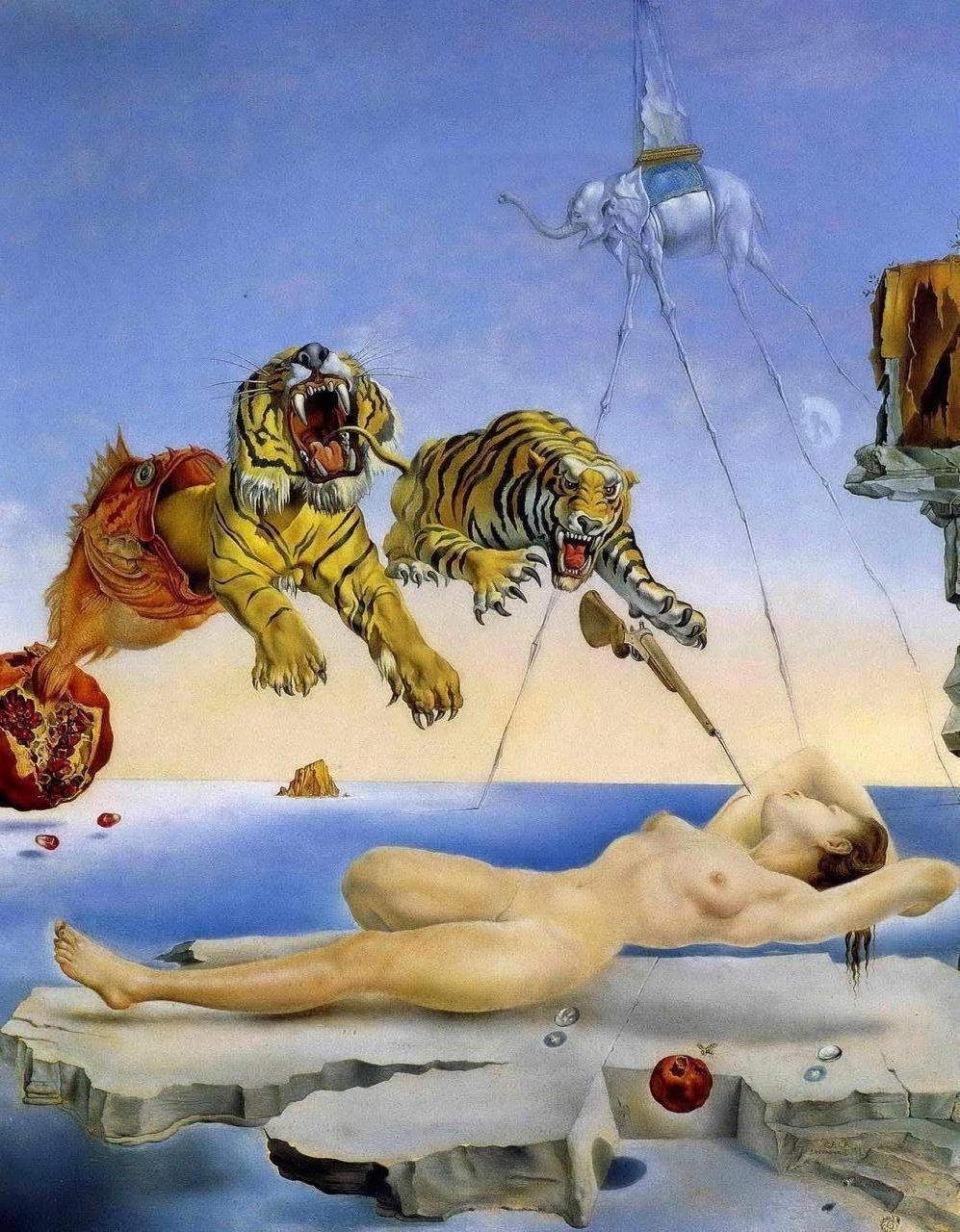 dali The Dream Caused by the Flight of a Bee 1944 iwate kokyo