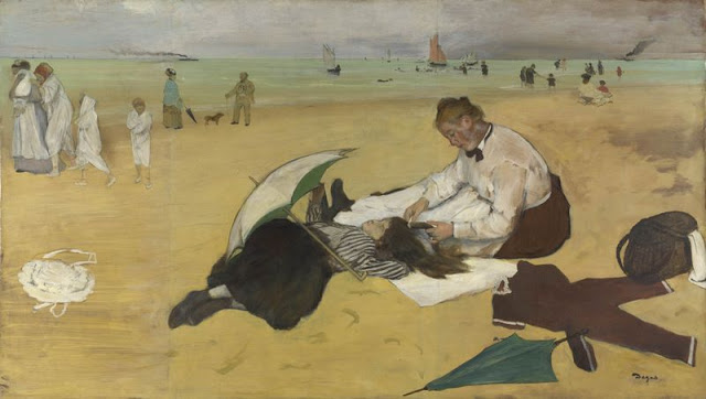 edgar degas Beach Scene 1877 medium