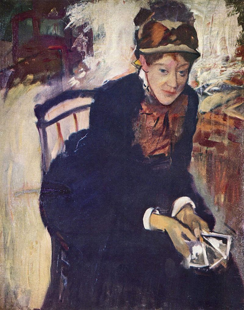 edgar degas Portrait of Mary Cassatt c1880 1884 noticias