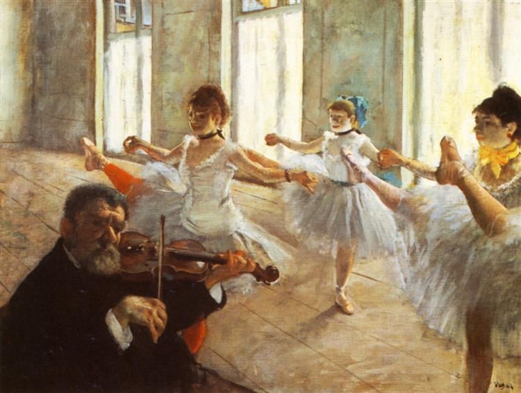 edgar degas Rehearsal 1879 alice in nyc