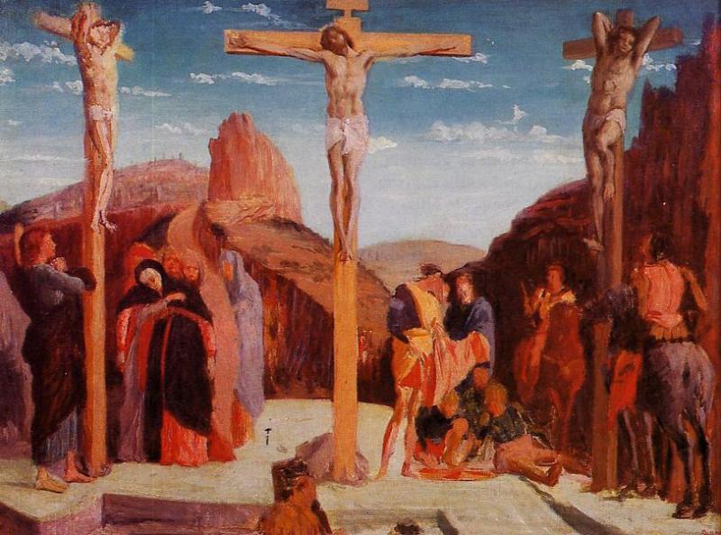 edgar degas The Crucifixion after Mantegna 1861 beleeda