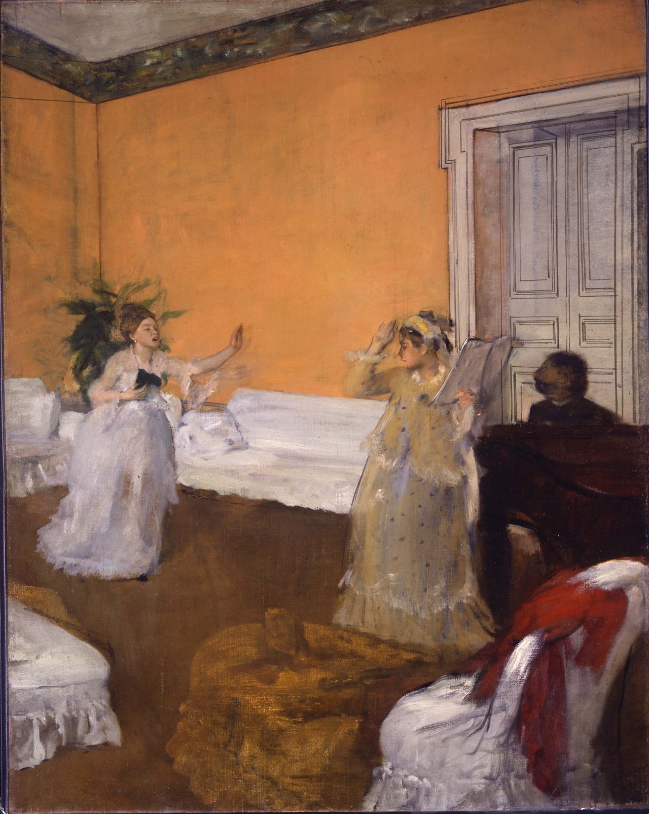 edgar degas The Song Rehearsal c.1872 1873 books0977