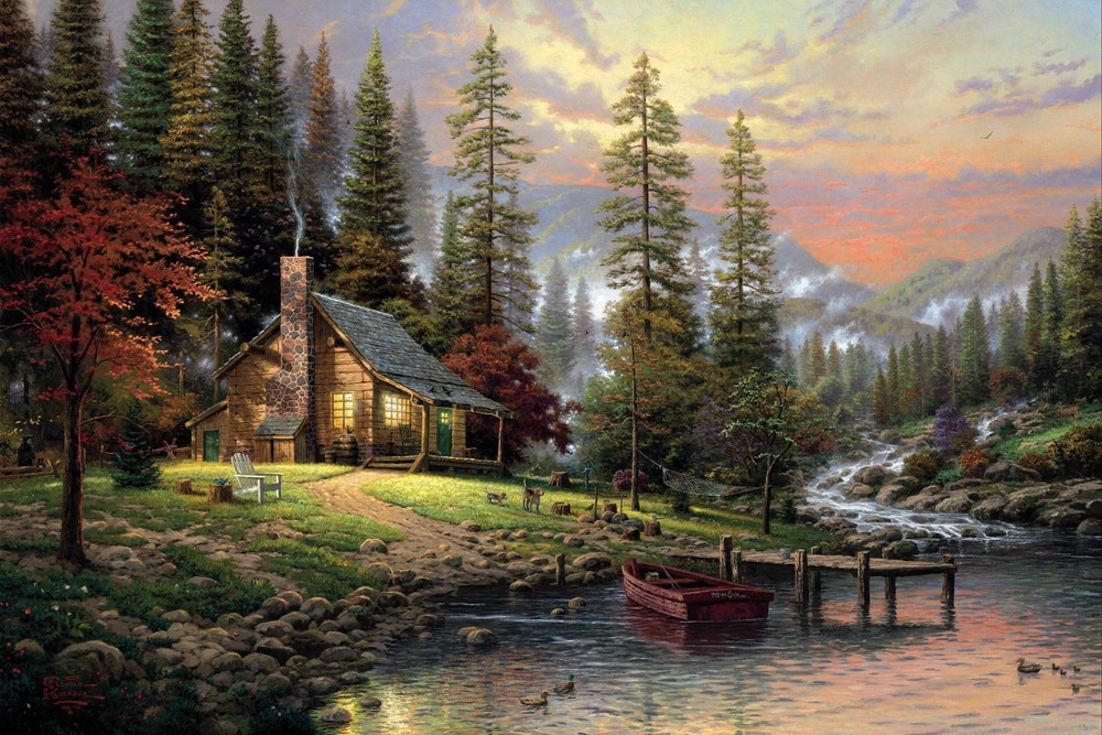 kinkade A Peaceful Retreat 2002 wallpapers13