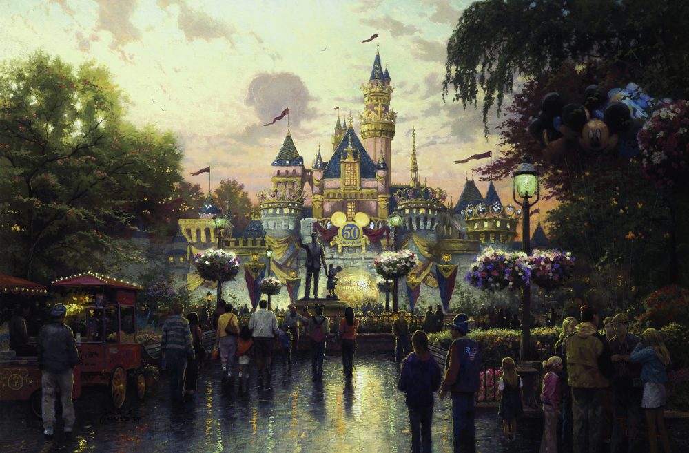 kinkade Disneylands 50th Anniversary 2005 standardkink