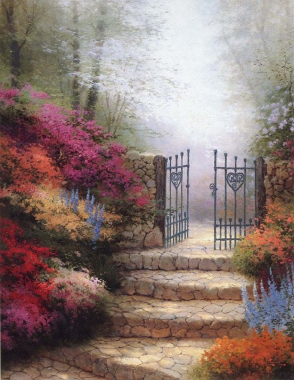 kinkade The Garden of Promise 1993 pravmir