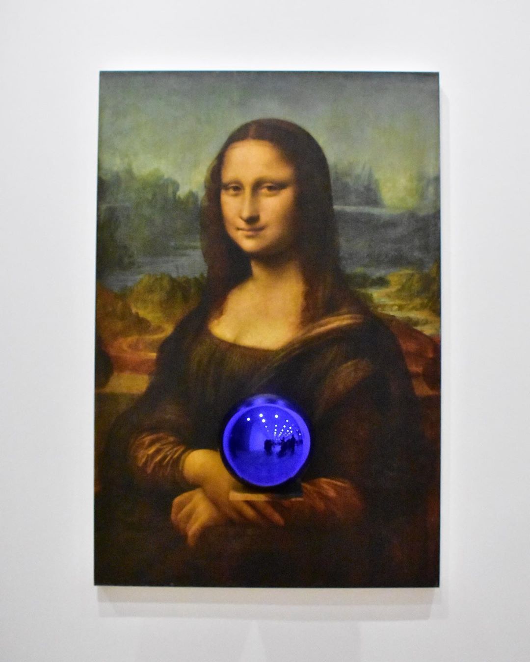 koons woman Gazing Ball da Vinci Mona Lisa 2015