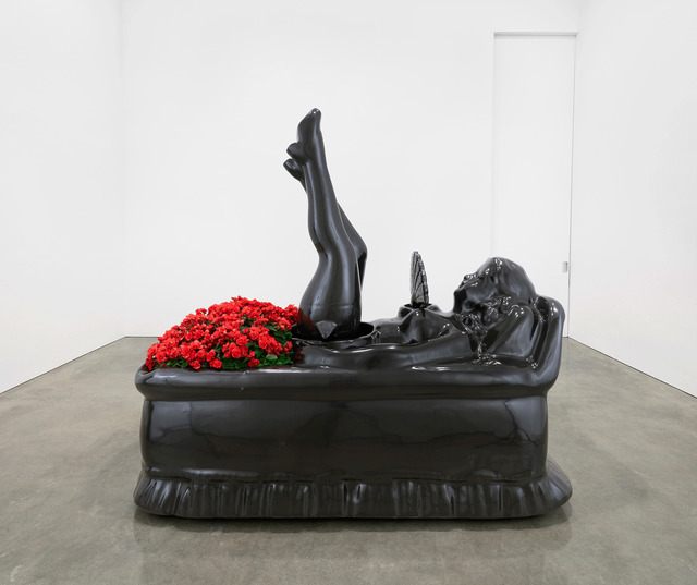 koons woman reclining 2010 2014 artsy gagosian gallery gagosian galler