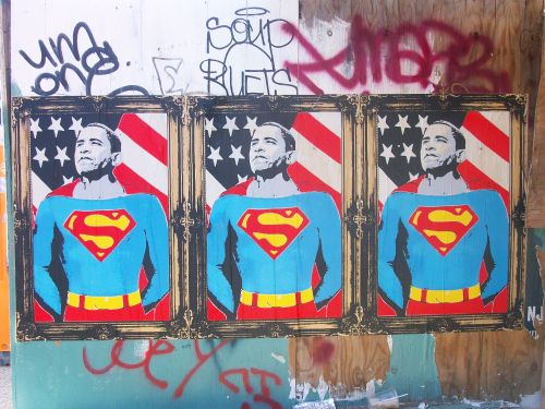 mr brainwash obama superman dascoart