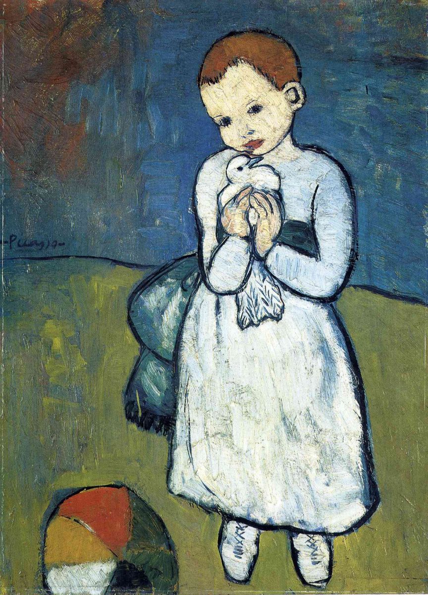 picaso Child With A Dove 1901 webstage