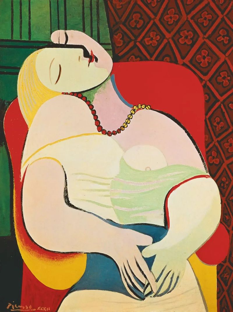 picaso Le Reve The Dream 1932 picdeer