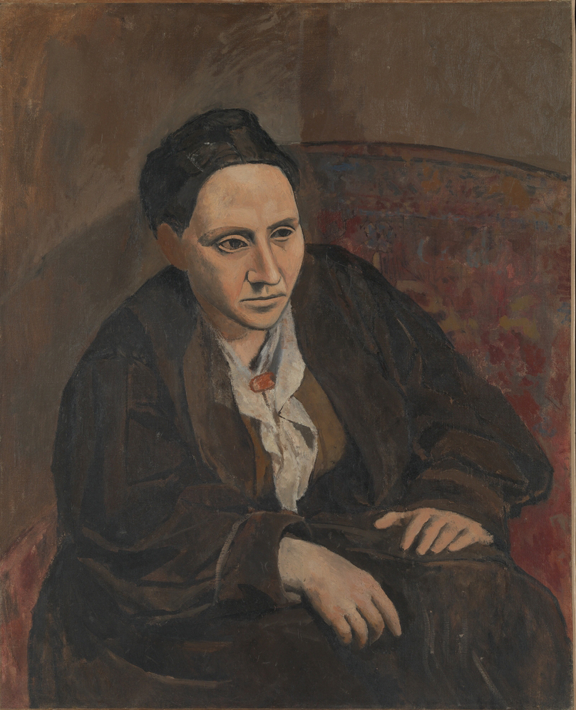 picaso Portrait of Gertrude Stein 1905 barkaonline