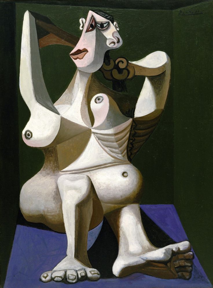 picaso woman dressing her hair 1940 claudiatruzzoliprofesional