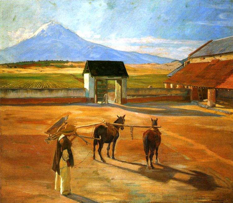 rivera La Era The Threshing Floor 1904 hammocksandruins