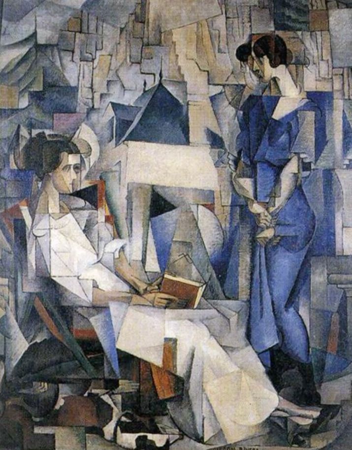 rivera Portrait of Two Women 1914 skydancingblog