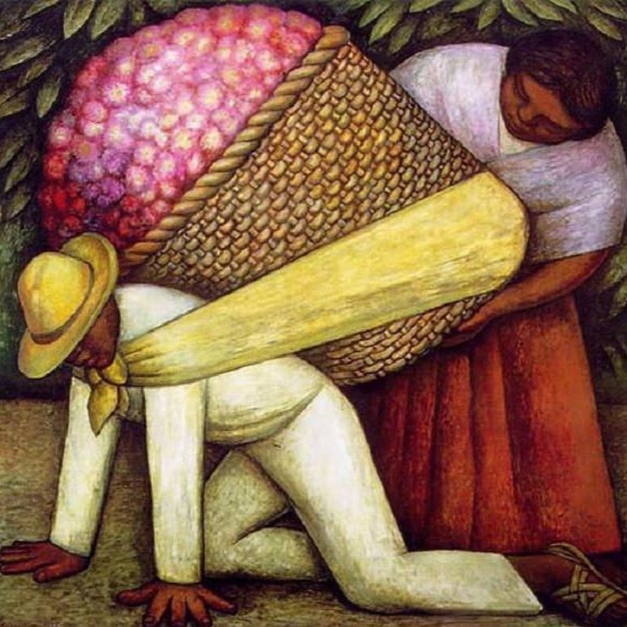rivera The Flower Carrier 1935 buhlabaz