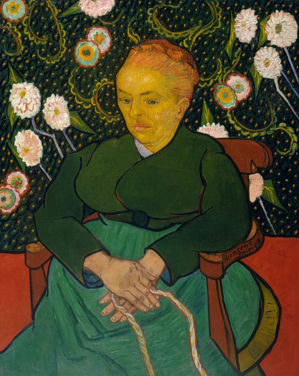 van gogh Lullaby Madame Augustine Roulin Rocking a Cradle