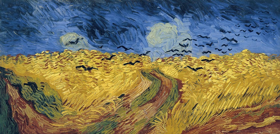 van gogh Wheatfield with crows 1890 maaja