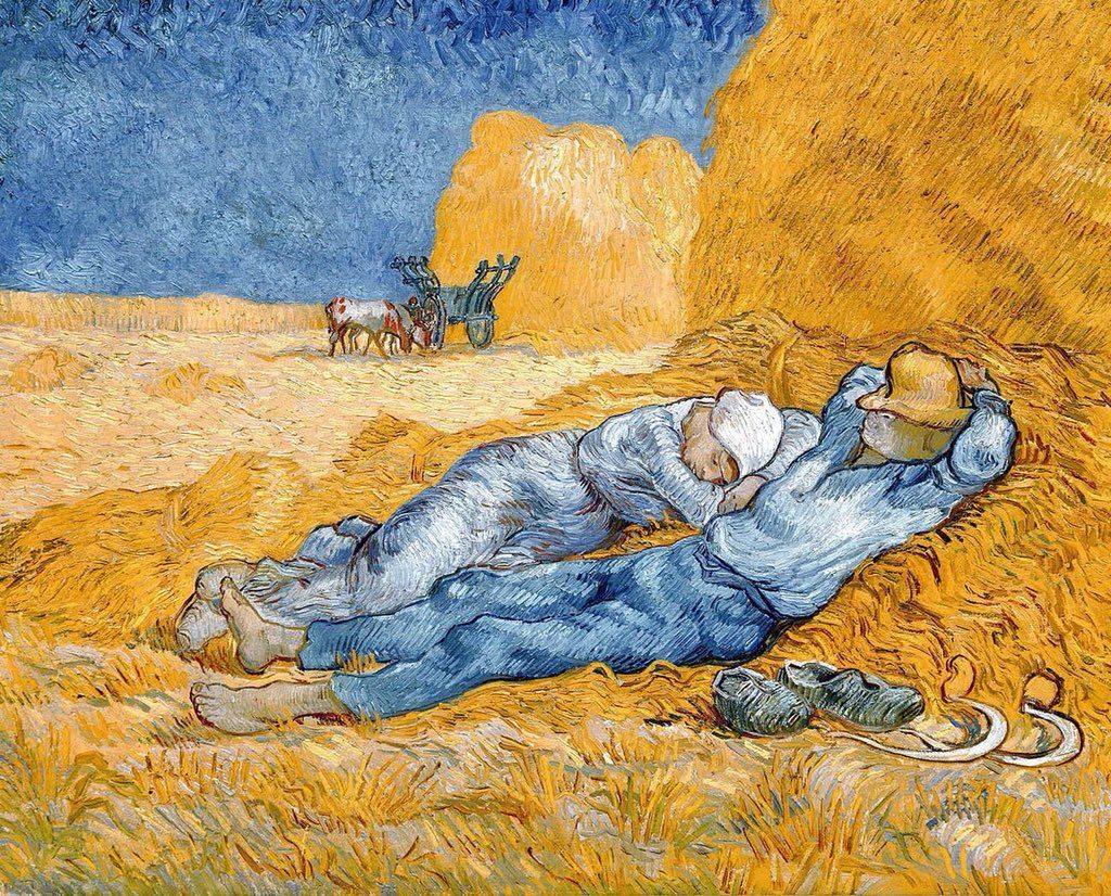 van gogh the nap after millet 1890 whyvangoghmatters
