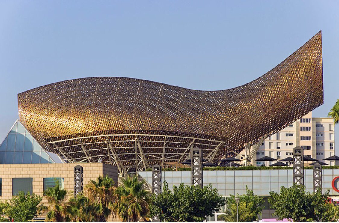 Olympic Fish Pavilion Barcelona Spain