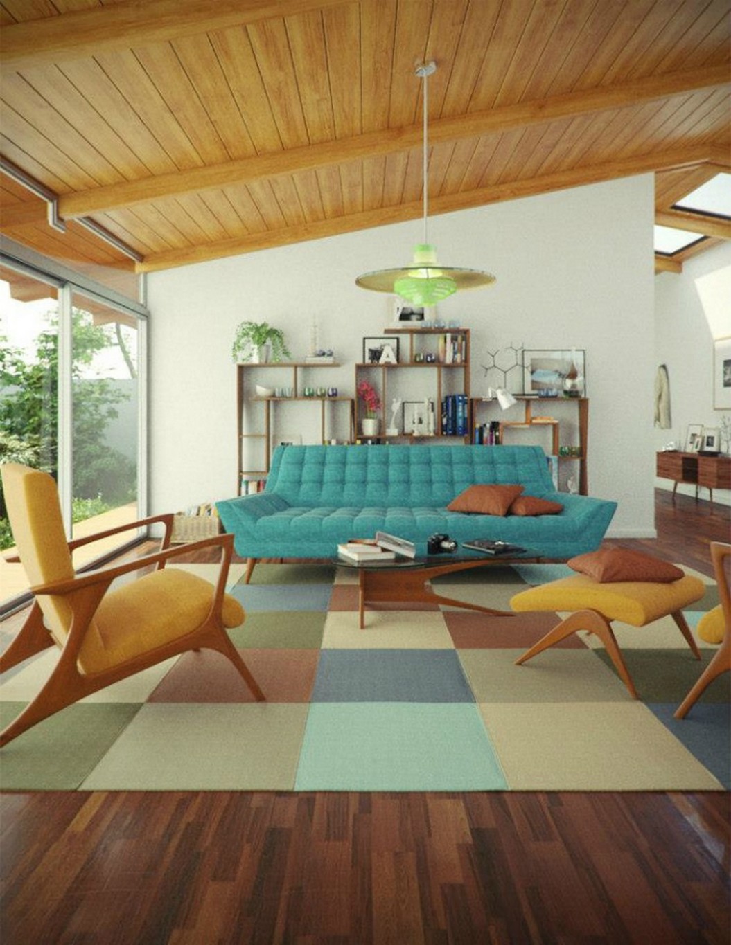 21 Charming Mid Century Modern Living Room Design Ideas 8